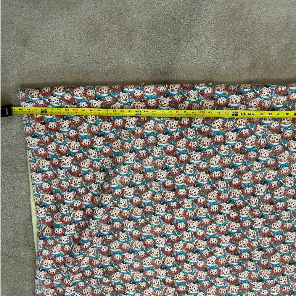 Raggedy Ann And Andy cotton blanket vintage 64